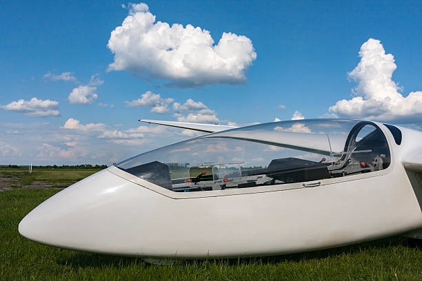 istock Glider at the airport. Visible cockpit 535794046