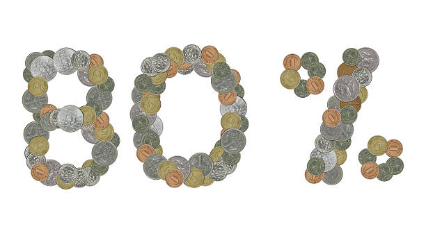 istock 80 percent with old coins 535796610