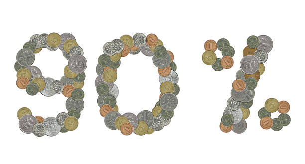 istock 90 percent with old coins 535796940