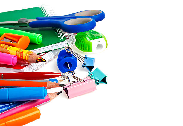 istock School supplies isolated on a white background 535805775