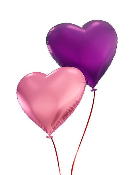 istock colorful balloon hearts, 3d objects isolated on white background 535806505
