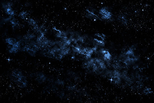istock Space Illustration with stars, nebula and lights, 535810587
