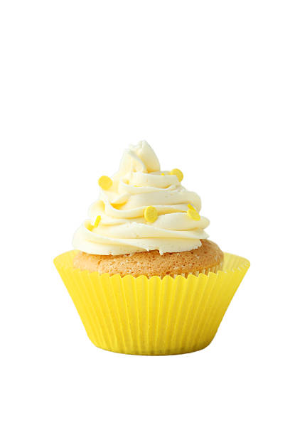 istock Tasty cupcake on isolated on white 535811045