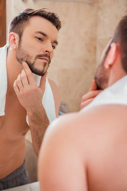 istock To shave or not to shave. 535811393