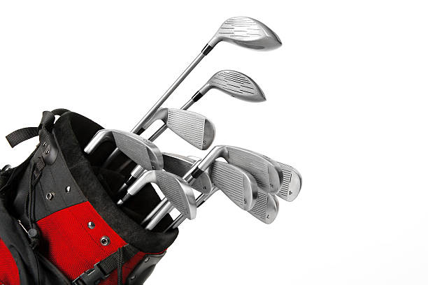 equipamento de golfe - golf lifestyles sport golf swing - fotografias e filmes do acervo
