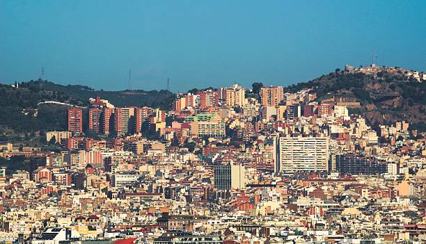 istock Aerial view of barcelona 535844497