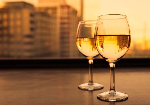 istock City through the wine glasses 535847423