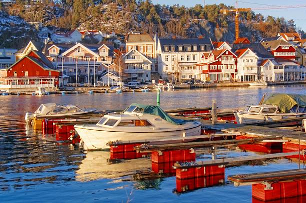 istock Kragero seaport in Norway 535849175