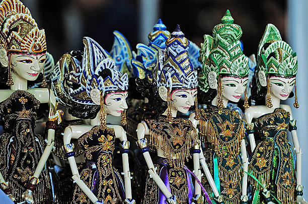 wayang golek wayang golek is Sundanese traditional art puppet from Indonesia jawa timur stock pictures, royalty-free photos & images