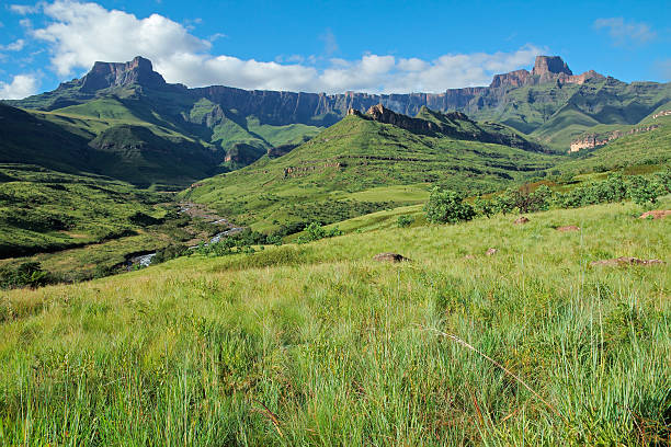 montanhas drakensberg - tugela river - fotografias e filmes do acervo