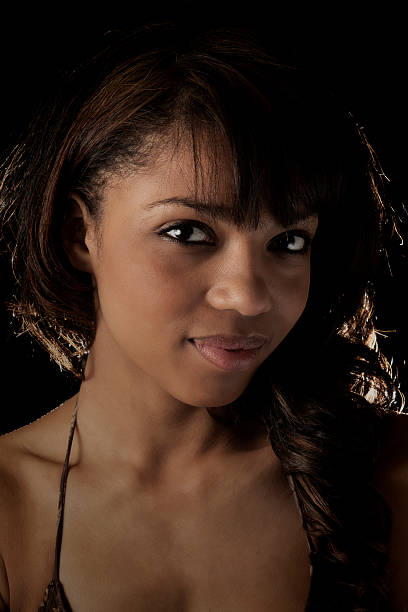 istock Young Nigerian Woman Low Key Photo 535853387