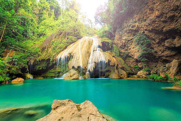 istock wonderful waterfall in thailand 535865525