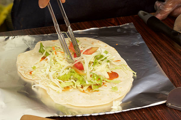 Making kebab with delicious flavors