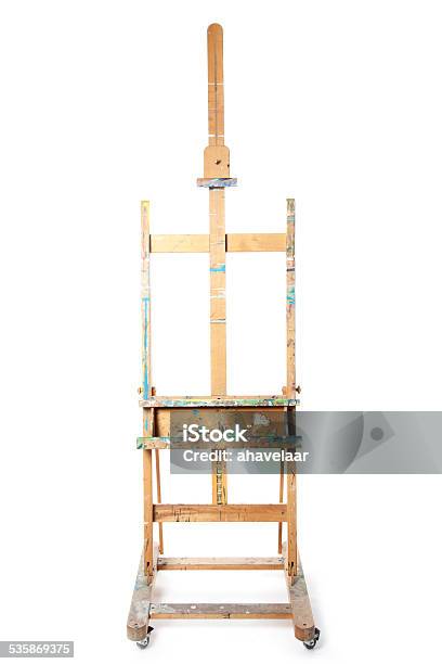 Easle For Painting In Studio Stock Photo - Download Image Now