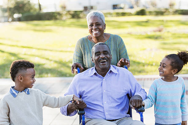 istock Children laughing with their grandparents 535869551