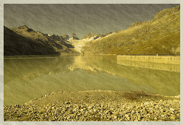 The Grimsel Pass is a Swiss road pass in the Bernese Alps and connects the Bernese Oberland with the Upper Valais. The pass is located at 2,164 m above sea level.M. on the European 