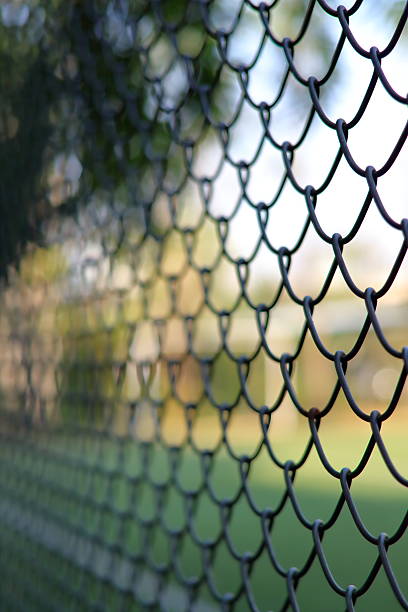istock Chain link fencing Cyclone Fence 535872173