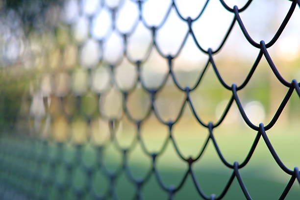 istock Chain link fencing Cyclone Fence 535872475
