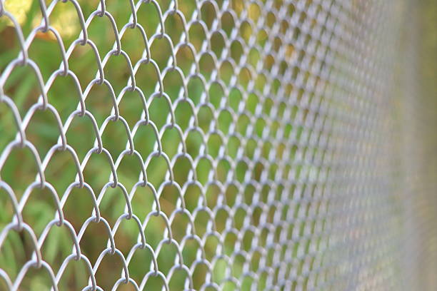 istock Chain link fencing Cyclone Fence 535872483