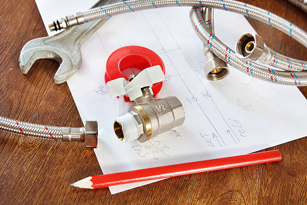 istock Tap and flexible hoses for water supply 535873203