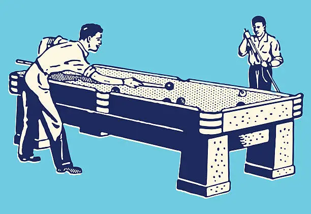 Vector illustration of Pool Game