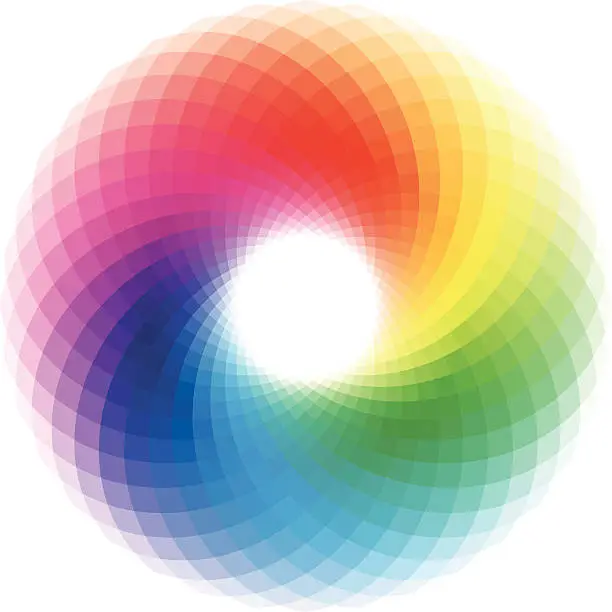 Vector illustration of colorful swirl