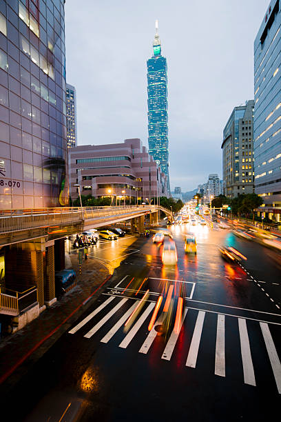 istock Taipei 101 at night, Taiwan 535889691