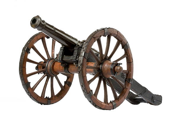 istock cannon on a wooden carriage 535890155