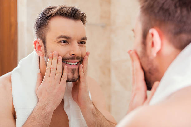 istock Taking good care of his face. 535890707