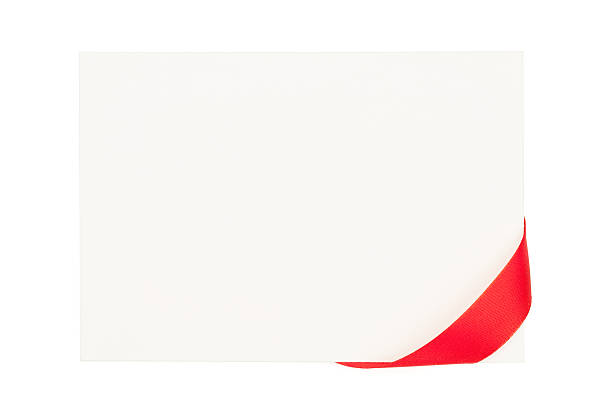 istock Valentines day greeting card with red ribbon 535892845
