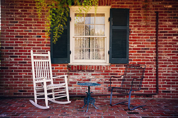 istock Chairs on a Rural American House 535896527