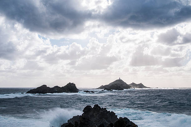 istock storm at the Sanguinaires Islands 535896853