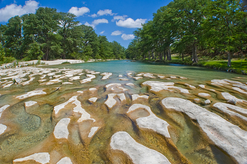 Texas Hill Country Frio River Scene clear river country 