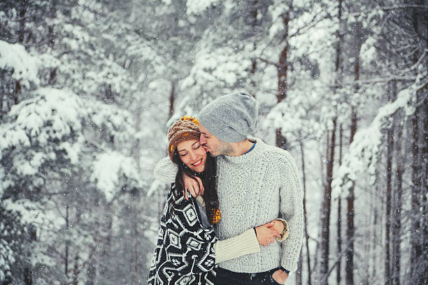 16,800+ Winter Fashion Couple Stock Photos, Pictures & Royalty-Free Images - iStock | Holiday fashion