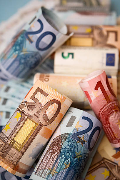 Euro cash stock photo
