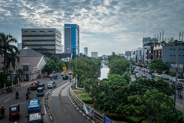 istock Busy roads in Jakarta 535909481