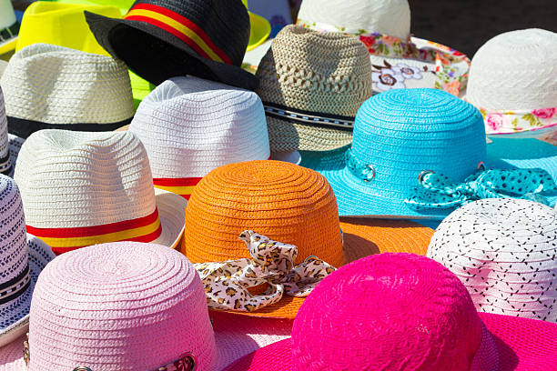 istock Many Hats of all colors for summer 535911457