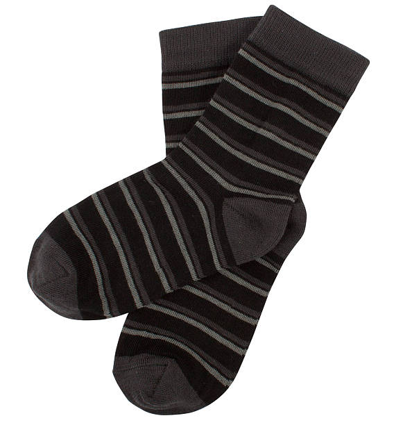 istock Pair of socks. Isolated on white background 535911513