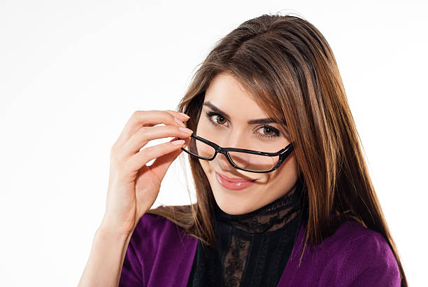 istock Woman Wearing Eyeglasses 535912817