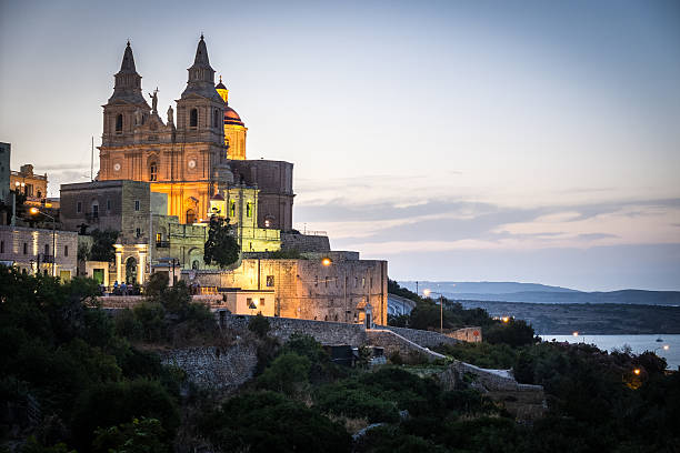 istock Mellieha, Malta at night 535913661