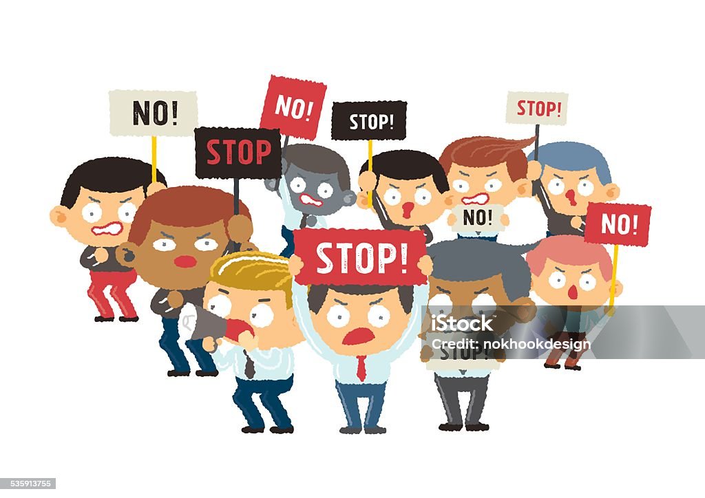 Demonstrator Style Demonstrator Concept Stock Illustration - Download Image Now - 2015 ...
