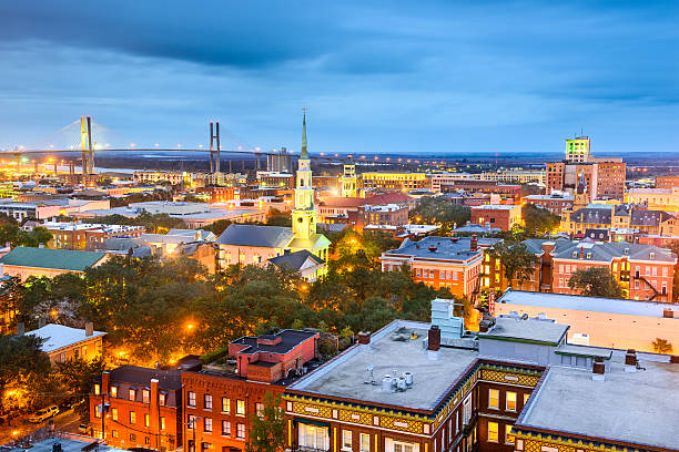 istock Downtown Savannah, Georgia, USA 535914387