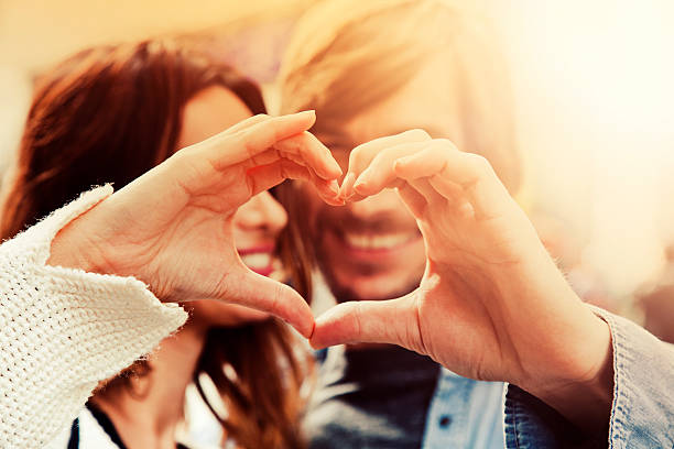 istock Heart shape from couple hands, Istanbul 535915665