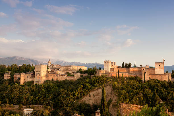 istock View of Alkhambr's fortress on a sunset 535916495