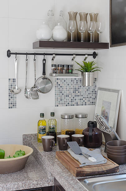 istock kitchen room with  utensil on counter 535916645