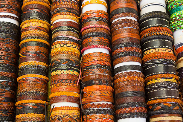istock leather bracelets with different shapes and colors 535917299