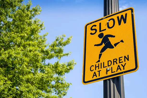 Photo of Driver warning sign - Children at play