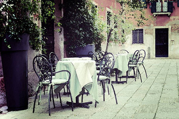 istock vintage restaurant in water color effect 535920375