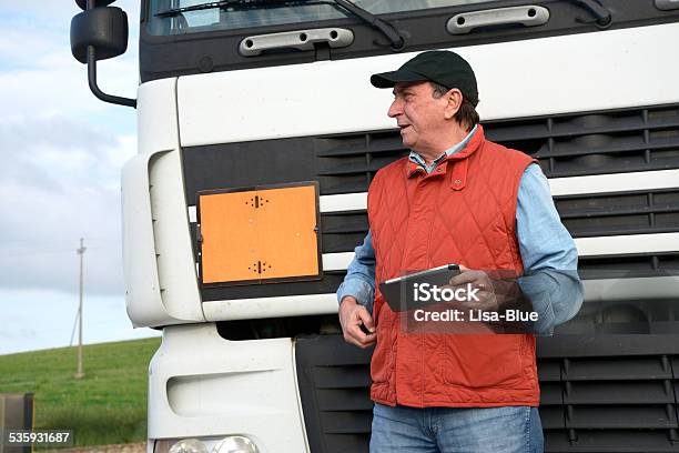 Truck Driver Stock Photo - Download Image Now - 2015, Adult, Agricultural Field