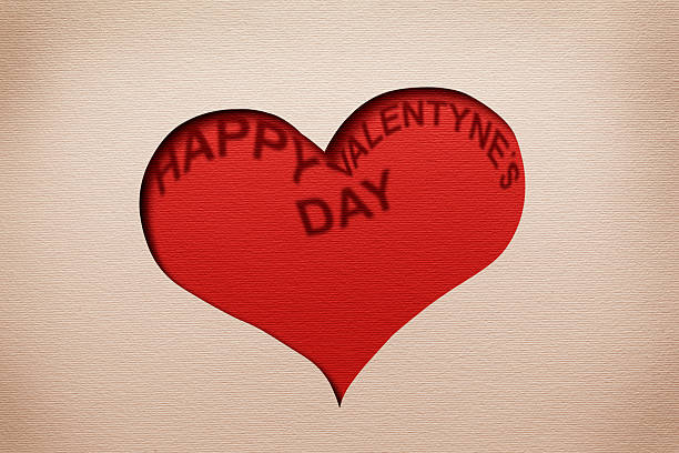 istock Two hearts cutout in paper. 535933705
